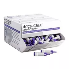 Lancetas Accuchek Safe T Pro Plus X 200 Un 