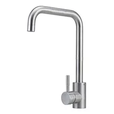 Torneira Misturador Monocomando Cozinha Em Aço Inox Escovado Cor Prata