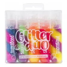 Pegamento Glitter Suprabond Glitter Dúo 5 Un X 23 Gramos