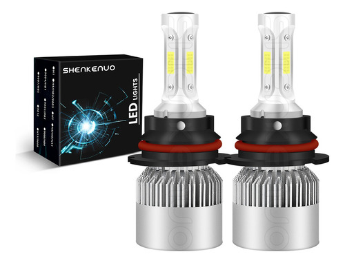 Foto de 9007 Kit De Faros Delanteros Led 6500k Luz Blanca Alta/baja