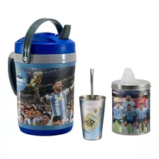 Set Kit Terere Termolar, Selección Argentina Campeon Mundial