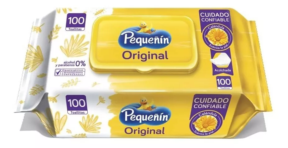 Toallas Húmedas Pequeñín Original X 100 Unidades
