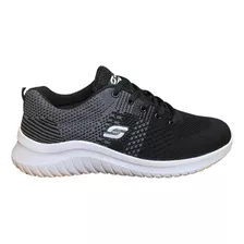 Zapatillas Deportivas Urbanas Livianas Negras Gris