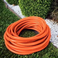 Mangueira Multi 1/2 Em Pvc 3 Camadas 20 M Com Engates Rápidos E Esguicho Laranja Tramontina