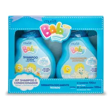 Kit Shampoo E Condicionador 100 Ml Menino Menina Muriel Baby