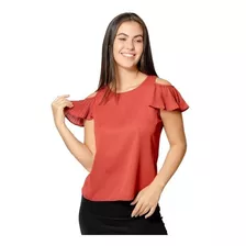 Blusa Dama Basica Elegante Casual Moda 