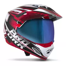 Capacete Motocross Th1 Vision Adventure Vis. Camaleão