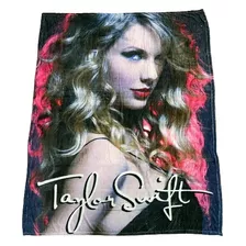 Frazada Taylor Swift Tela Polar Cobija Suave 210x180cm