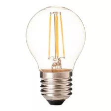 Lâmpada Retro Filamento Led G45 2w Luz Bivolt 2200k Cor Da Luz Amarela 110v/220v