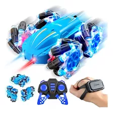 Rc Coches Zll 4ch Deriva Rotación De 360 Grados Para Niños Color Azul