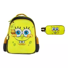 Kit Mochila Y Lapicera Bob Esponja Primaria Vs2196