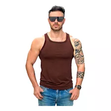 Regata Masculina Tank Slim Top Viscolycra