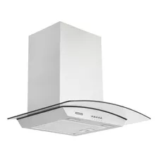 Exaustor Depurador De Cozinha Tramontina New Vetro Aço Inoxidável E Vidro De Parede 60cm X 6cm X 50cm Prateado 127v