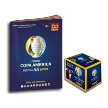 Album Copa América 2021 Tapa Blanda +caja Copa America 2021 