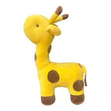 Girafa De Pelúcia Gigante Pescoçuda Fofinha Decoração 75cm