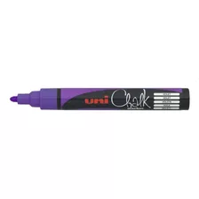 Marcador Tiza Líquida Uni Chalk Pwe 5m Trazo 1,8 A 2,5mm X U Color Violeta