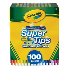 Crayola Super Tips X 100 Colores - Lavable - Mejor Precio!