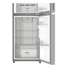 Refrigerador Auto Defrost Whirlpool Top Mount Wt1230k Inox Steel Pro Antifingerprint Con Freezer 332l