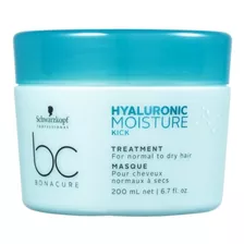 Máscara Bonacure Hyaluronic Moisture Kick Schwarzkopf 200ml