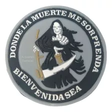 Insignia Parche De Pvc Santa Muerte