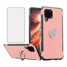 Funda Para Huawei P40 Lite Con Vidrio Templado. Color Rosa