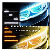 Barra Led Drl Efeito Ghost Start Seta Sequencial 60cm Farol