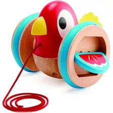 Tirador Hape Baby Bird De Madera Que Se Tambalea Con Forma D