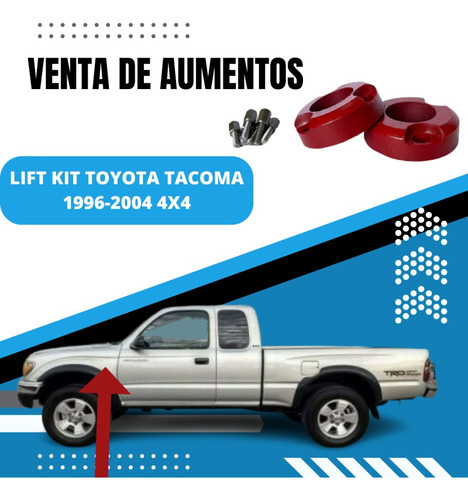 Lift Kit Aumentos Delanteros Toyota Tacoma 1996 - 2004 Foto 3