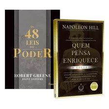 Kit 2livros, As 48 Leis Do Poder + Quem Pensa Enriquece, O Legado, O Livro Que Mais Influenciou Líderes E Empreendedores No Mundo, Clássico Sobre Multiplicar Riqueza E Solucionar Problemas Financeiros