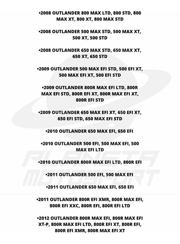 Ejes/flechas Traseras Can Am Outlander 800r Efi 2009-2012 Foto 5