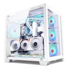 Case Gamer Vidrio Templado Ventana Transparente Jwk