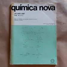 Livro Química Nova Julho 1987 Vol10 Nª3 Editora Unicamp S2