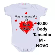 Kit Com Dois Body Para Bebê Padrinhos - Novos