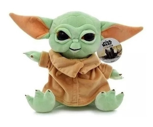Peluche Baby Yoda Star Wars  Verde Claro/naranja Oscuro