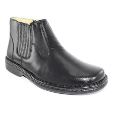 Bota Masculina Elástico E Zíper Leve Sapatoterapi... - 175-1