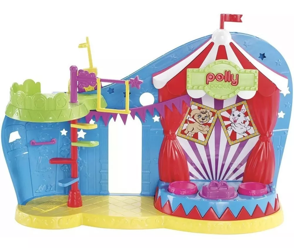Polly Pocket Circo Da Polly Boneca E Bichinhos Fry95  Mattel