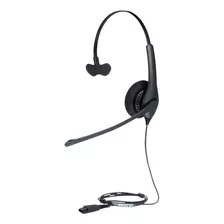 Auricular Jabra Monoaural Biz 1500 Mono Qd Alambrico Negr /v Color Negro