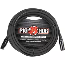 Cable De Micrófono Xlr De 8 Mm De Alto Rendimiento Pig Hog P