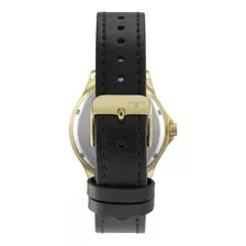 Relógio Feminino Technos Steel Dourado Pronta Cor Da Correia Preto Cor Do Fundo Preto