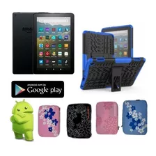 Tablet Amazon Fire Hd 8,combo Con Forro, Estuche Y Servicios