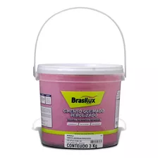 Efeito Decorativo Cimento Queimado Marsala 3kg Brasilux