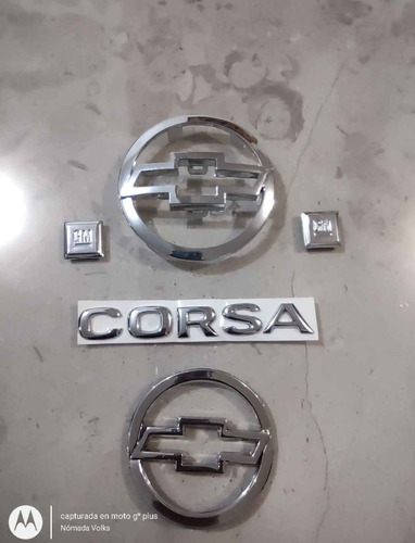 Emblemas Para Chevrolet Corsa Parrilla Y Cajuela 2003-2008 Foto 2