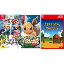 Smashbrosh Starvalley Locação 7 Dias Digital Nintendo Switch