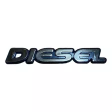 Emblema Adesivo Diesel Pequeno Blazer S10 Cromado Resinado