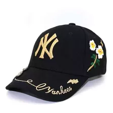 Ny Gorra De Béisbol Mlb Little Bee Gorra Bordada - Negra