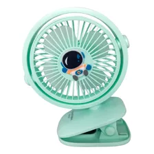 Mini Ventilador Portátil Presilha Grampo Clipe Led 3w 2veloz