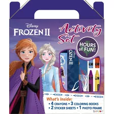 Conjunto De Adesivos Disney Frozen 2 Para Colorir E Transpor