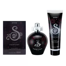 Perfume Dama Secret Fantasy Glow Fragancia Frutal Set Avon