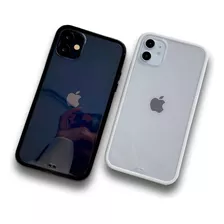 Carcasa Transparente Borde Color Para Modelos iPhone 