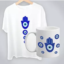 Remera Nazar Ojo Turco + Taza Combo